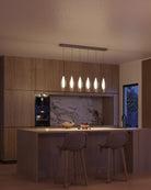 Kuzco Lighting MP3004CH-06 Victoria LED Linéaire Multi Suspension dans Chrome