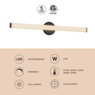 Applique murale et de salle de bain Vire WS30-044 de Kuzco Lighting