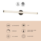 Applique murale et de salle de bain Vire WS36-044 de Kuzco Lighting