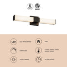Kuzco Lighting WS24-018 Vivi Vanity & Wall Light