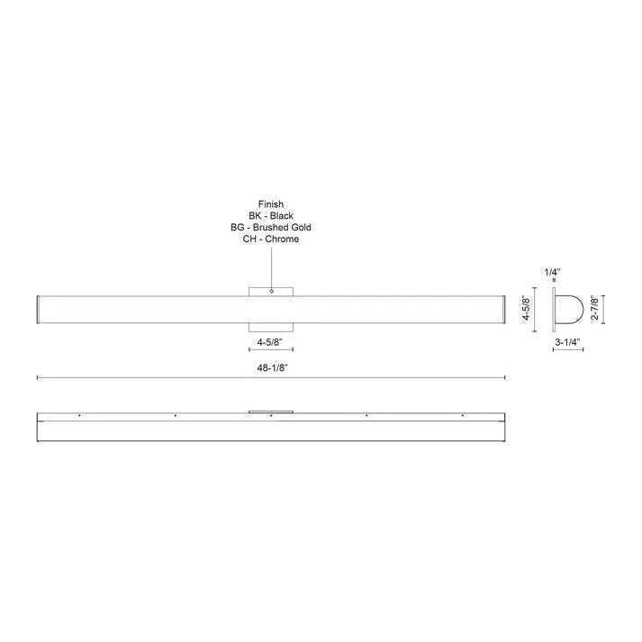 Longitude DEL Lampe de vanité