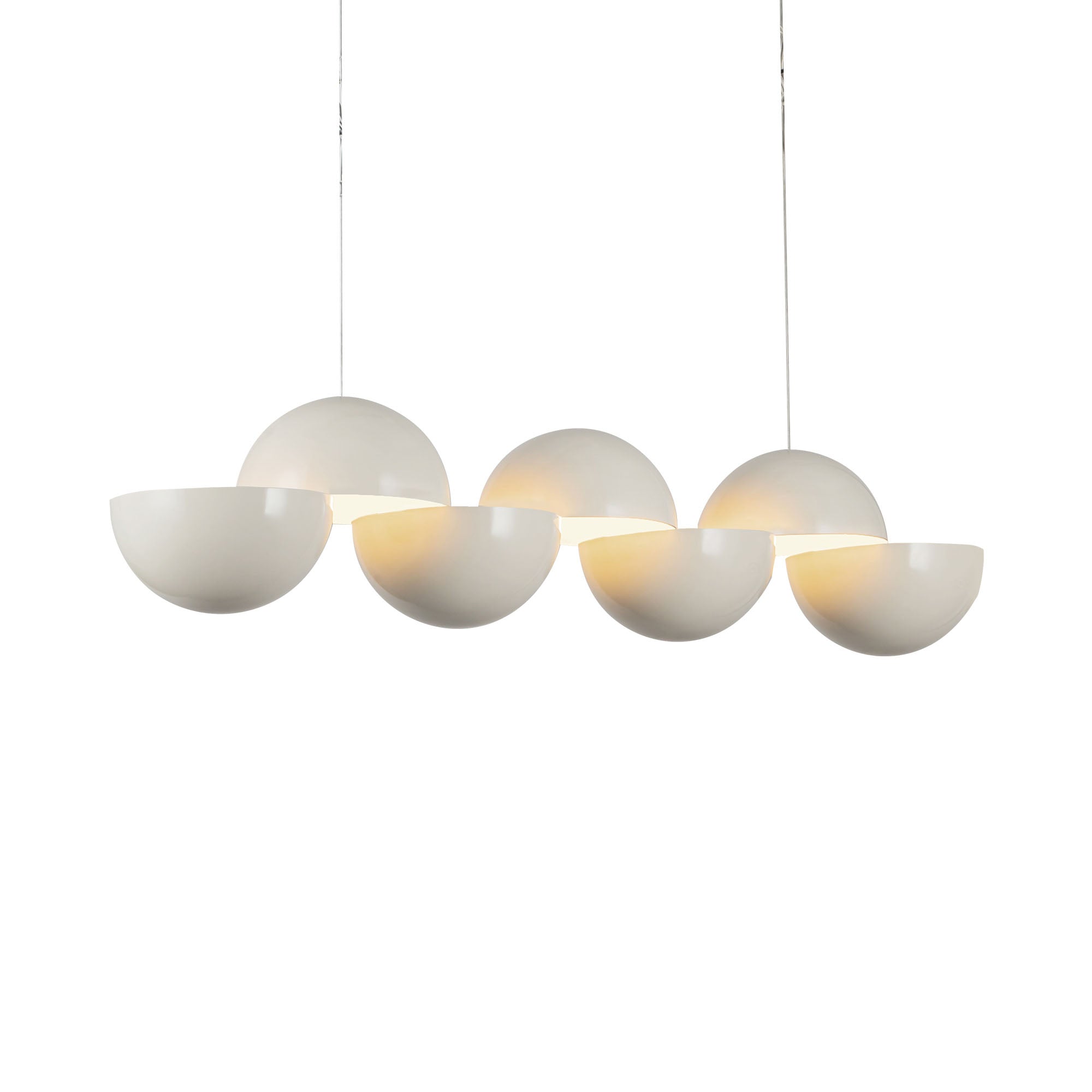 Kuzco Canada - LP23241-PW - DEL linéaire Suspension - Vide - Blanc nacré