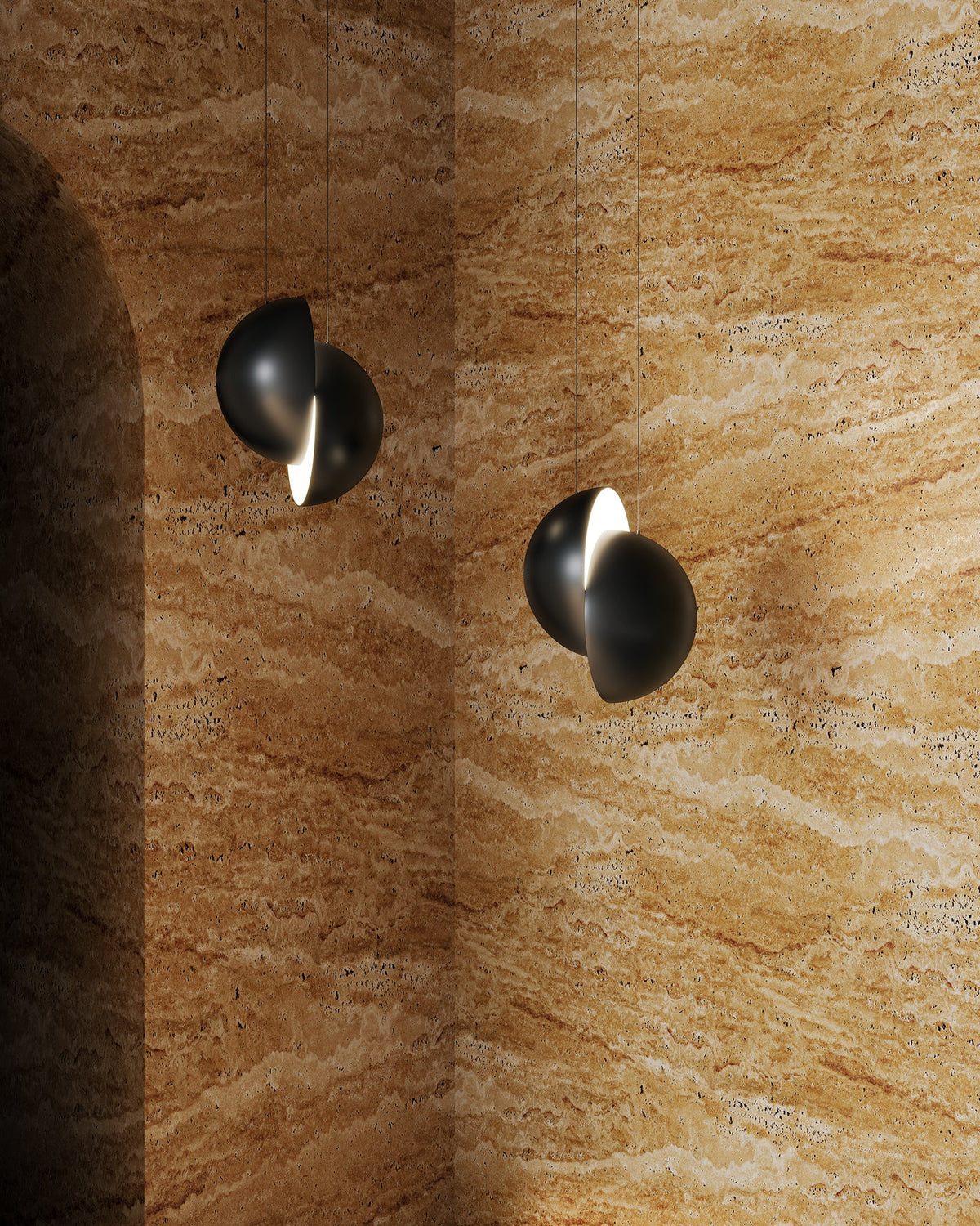 Kuzco Canada - PD23224-VB - DEL Suspension - Vide - Laiton vintage