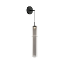 Matteo Lighting C30611MBSM Bambou LED Suspension en noir mat