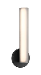 Matteo Lighting W32216MBSM Axis LED Vanity in Matte Black