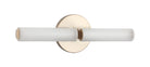 Matteo Lighting W32222CGFR Axis LED Vanity in Champagne Gold