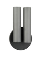 Matteo Lighting W32222MBSM Axis LED Vanity in Matte Black