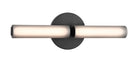 Matteo Lighting W32222MBSM Axis LED Vanity in Matte Black