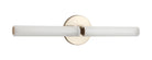 Matteo Lighting W32230CGFR Axis LED Vanity in Champagne Gold