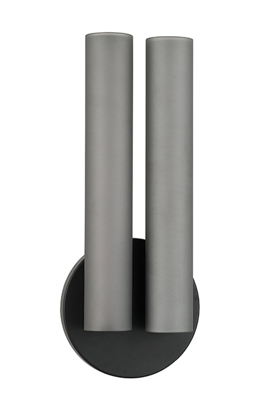 Matteo Lighting W32230MBSM Axis LED Vanity in Matte Black