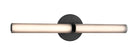Matteo Lighting W32230MBSM Axis LED Vanity in Matte Black