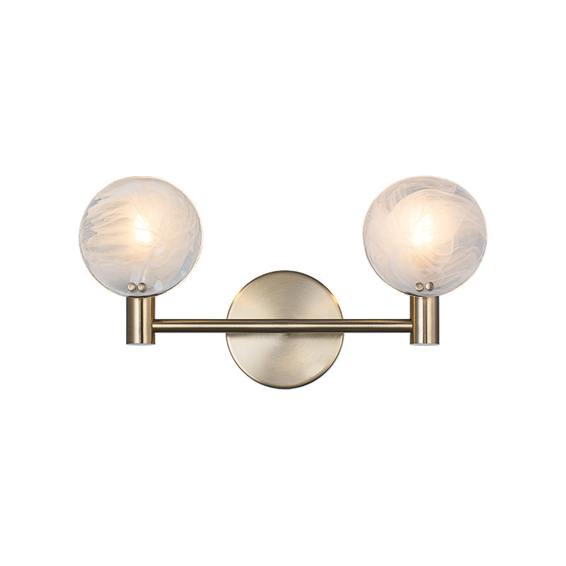 Matteo Canada - W33802CG - Two Light Wall Sconce - Cloudburst - Champagne Gold