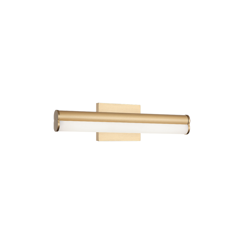 Matteo Lighting W36518AG Junction LED Wall Sconce in Aged Gold Brass