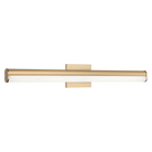 Matteo Lighting W36533AG Junction LED Wall Sconce in Aged Gold Brass