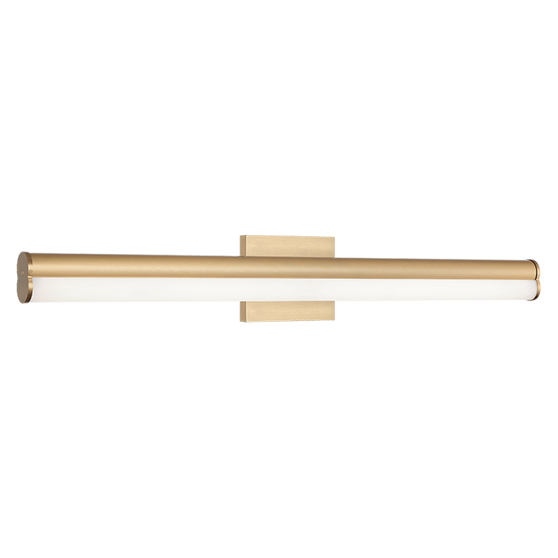 Matteo Lighting W36533AG Junction LED Wall Sconce in Aged Gold Brass