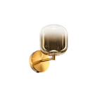 Matteo Lighting W37401AGAG Refrax LED Wall Sconce in Aged Gold Brass