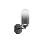 Matteo Lighting W37411MBSM Refrax LED Wall Sconce in Matte Black