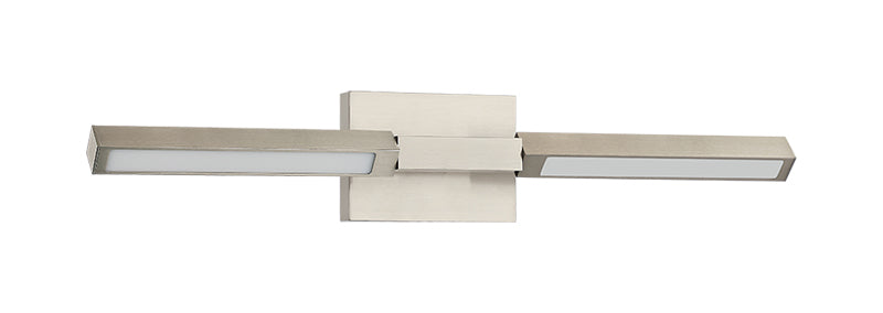 Matteo Lighting W43624BN Lineal LED Wall Sconce in Brushed Nickel