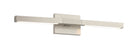 Matteo Lighting W43624BN Lineal LED Wall Sconce in Brushed Nickel