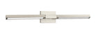 Matteo Lighting W43632BN Lineal LED Wall Sconce in Brushed Nickel