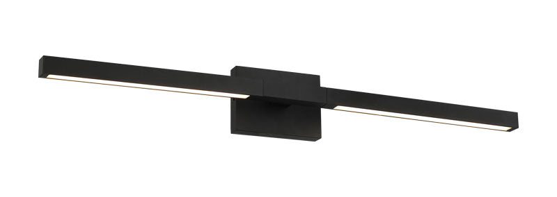 Matteo Lighting W43632MB Lineal LED Wall Sconce in Matte Black