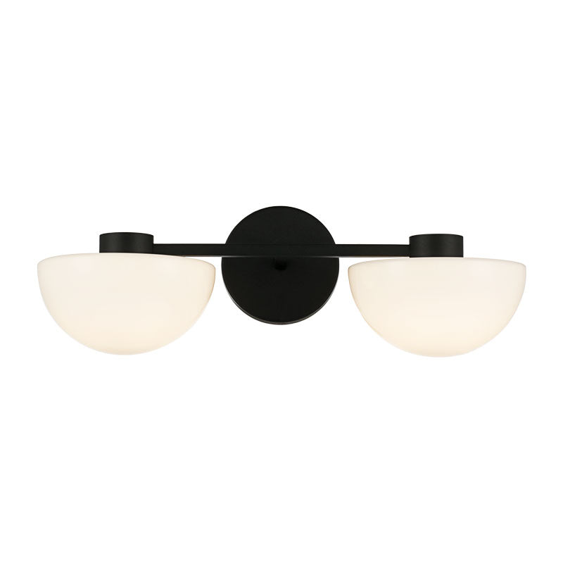Matteo Lighting W43702MBOP Gardena LED Vanity in Matte Black
