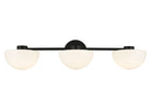Matteo Lighting W43703MBOP Gardena LED Vanity in Matte Black