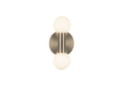 Matteo Lighting W44102CGOP Interstellar LED Wall Sconce in Champagne Gold