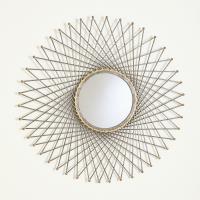 Spokes Mirrors w/Ball Points-Natural Iron
