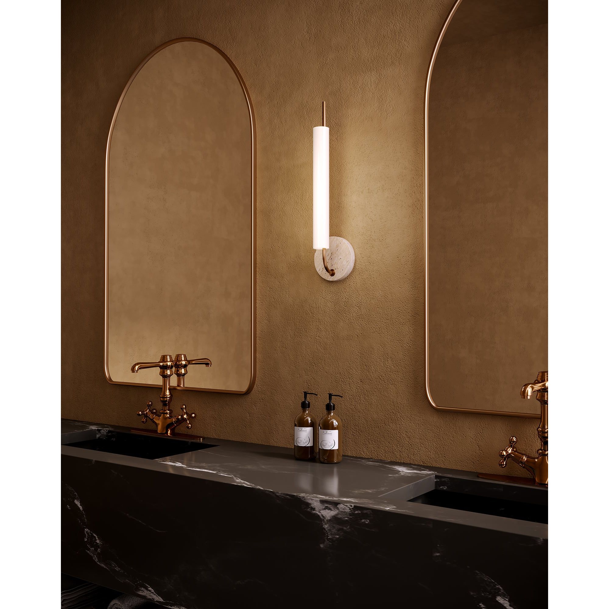 Kuzco Canada - WS48120-VB - LED Murale - Mèche - Laiton vintage