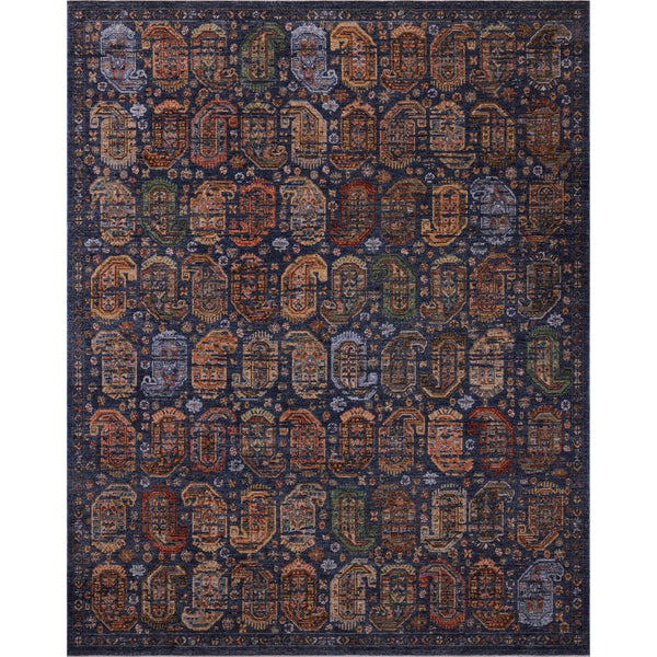 Tapis Winchester WNC-04 bleu marine / multicolore