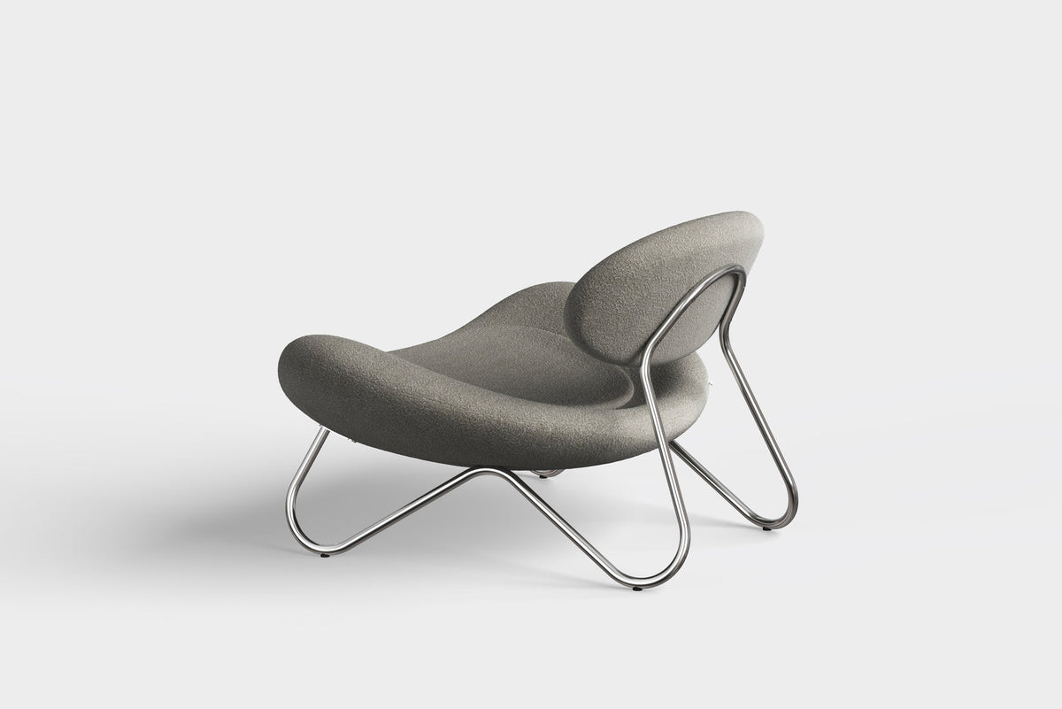WOUD Design 100760 Meadow Lounge Chair in Chrome