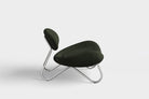 WOUD Design 100777 Meadow Lounge Chair in Brushed Steel
