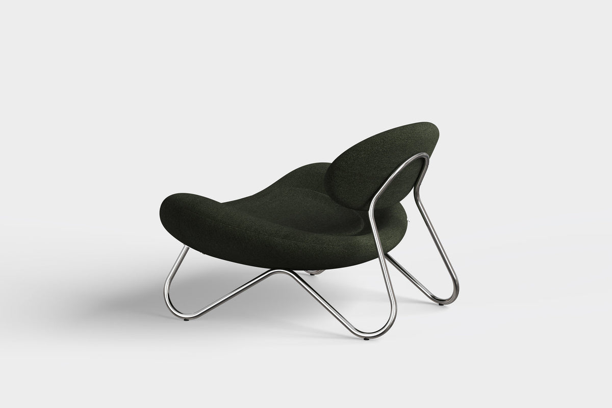 WOUD Design 100776 Meadow Lounge Chair in Chrome