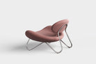 WOUD Design 100766 Meadow Lounge Chair in Chrome