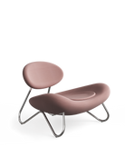 WOUD Design 100766 Meadow Lounge Chair in Chrome
