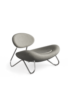 WOUD Design 100760 Meadow Lounge Chair in Chrome