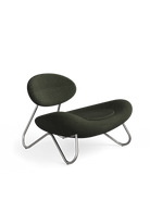 WOUD Design 100777 Meadow Lounge Chair in Brushed Steel