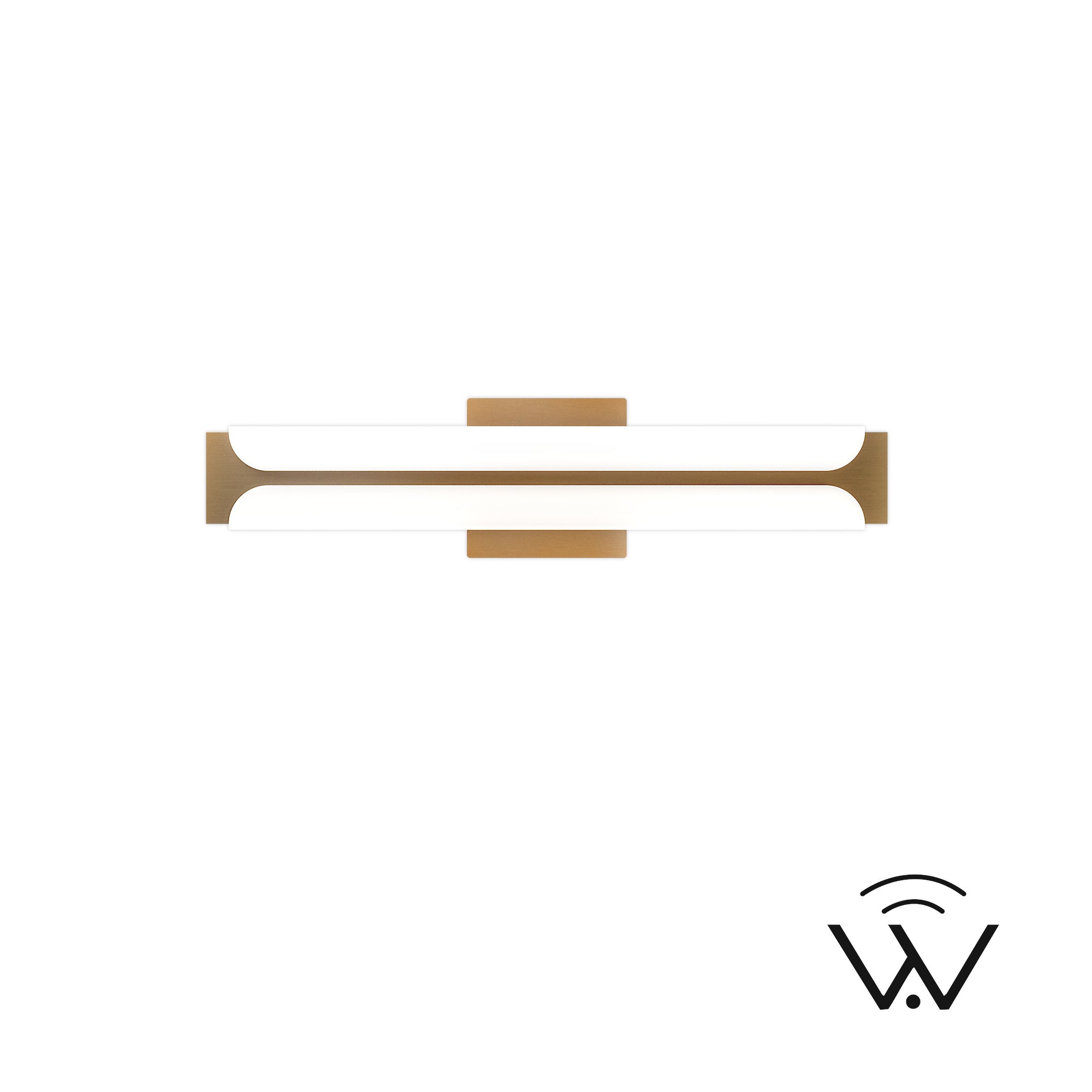 W.A.C. Canada - WS108624-TWA-AB - LED Bath - Bifold - Aged Brass