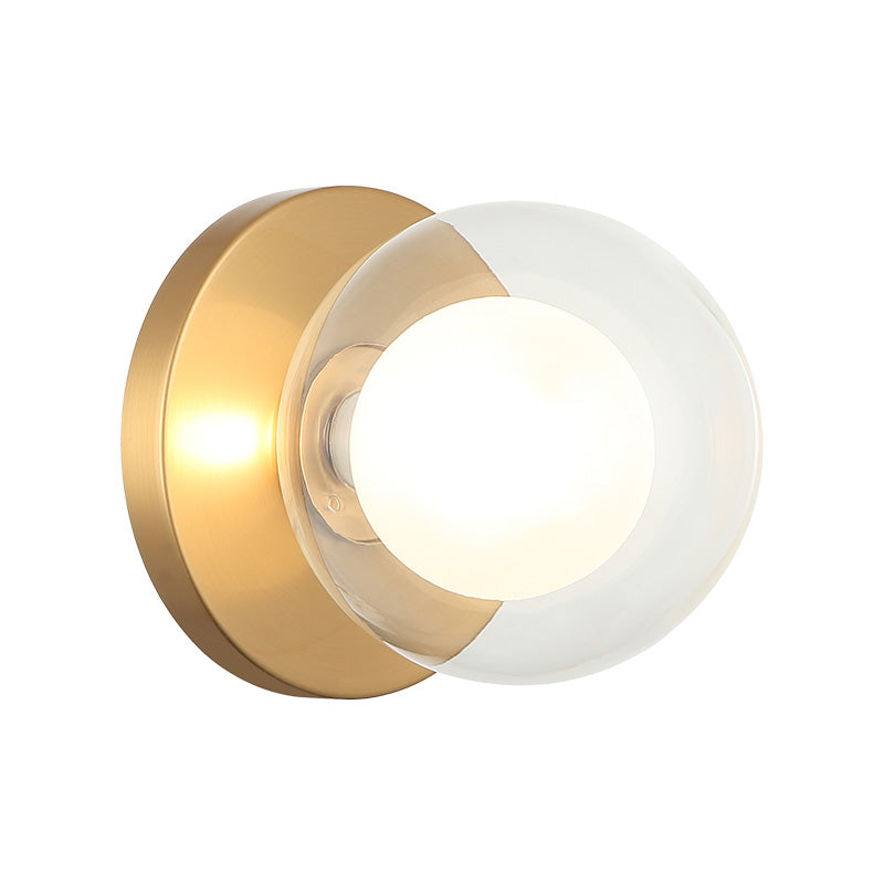 Matteo Canada - WX33001AG - LED Wall Sconce/Ceiling Mount - Solaris - Aged Gold Brass