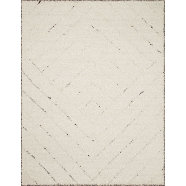 Tapis décoratif ivoire/noir Wylder WYL-04