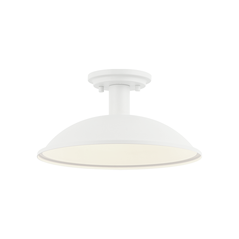 Éclairage extérieur Matteo X81901MW Farmley Plafonnier en blanc mat