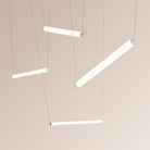 Sonneman 3475.77WS-0-4-0 YO Linea Suspendu en anodisé naturel