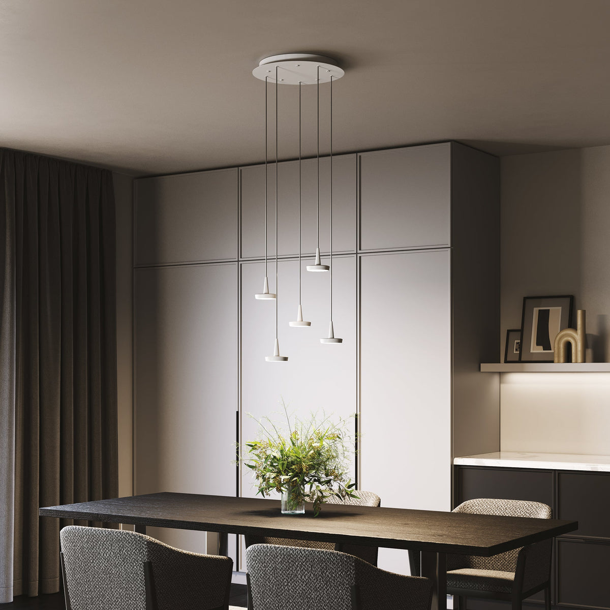 Zafferano America ZL-BBY-WH-27 Baby Pendant in White
