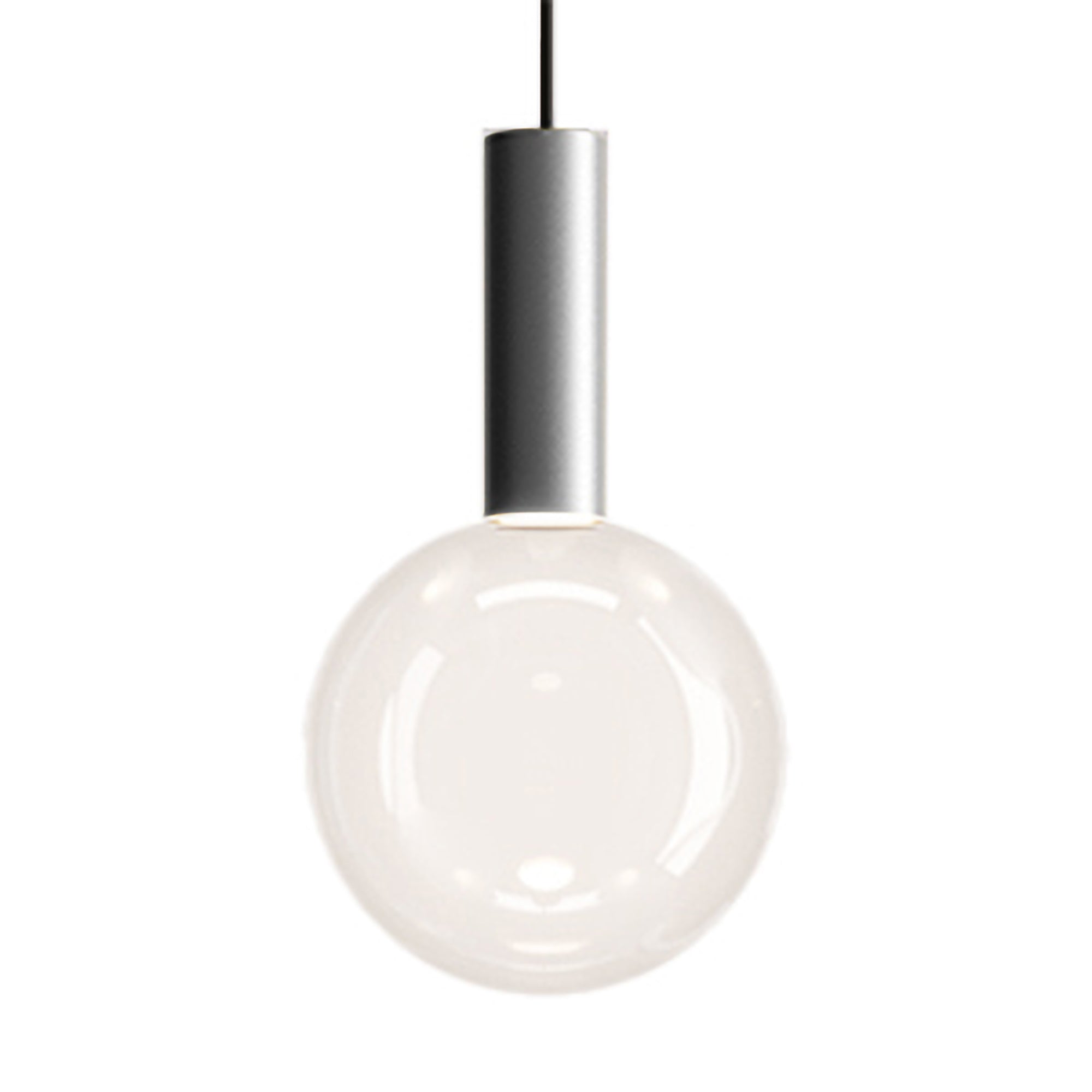 Zafferano America ZL-SFA-ALU\/CLR-30 Sfera Suspension en 3000 K Transparent / Argent