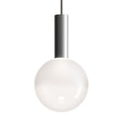 Zafferano America ZL-SFA-ALU\/SAN-30 Sfera Suspension Sablé à 3000 K / Argent
