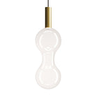 Zafferano America ZL-SFO-GD\/CLR-27 Sfer'Otto Suspension en or transparent 2700 K
