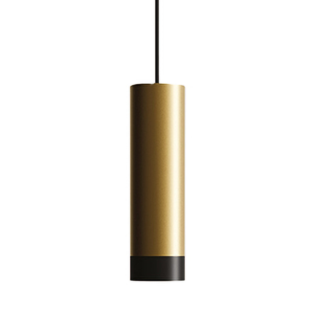Zafferano America ZL-TUB-GD/BK-27 Tubotto Pendant in Gold / Black