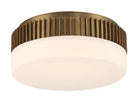 Eurofase 49913-019 Purgos LED Flush Mount in Antique Brass