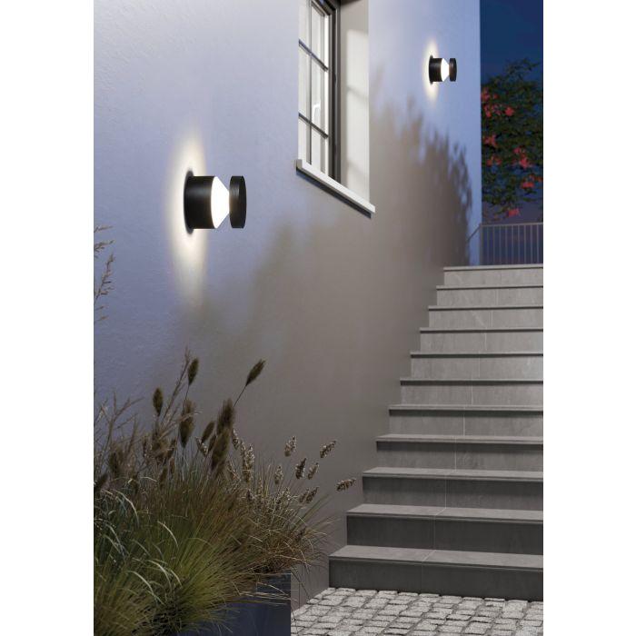 Eglo Canada - 97303A - LED Outdoor Wall Mount - Melzo - Black